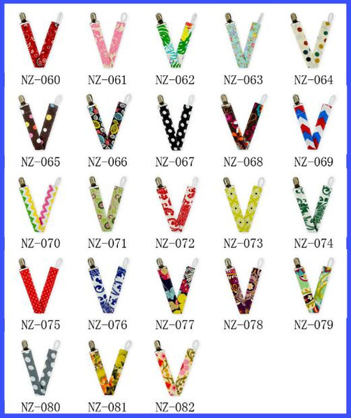 48 COLORS! COTTON Baby Chevron pacifier clip! Baby out with the anti! Pacifier chain!Safety Accessorie Baby Swings Baby Clip 20pieces/RN