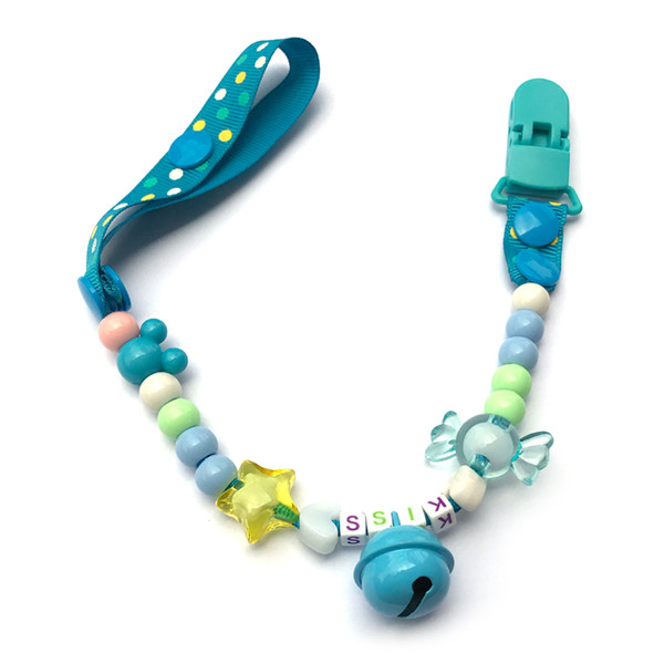 Dummy Pacifier Clip Holder Chain Baby Nipple Feeding Supplies Kid handmade Personalized Dummy Clips Funny Clip Clothing klips