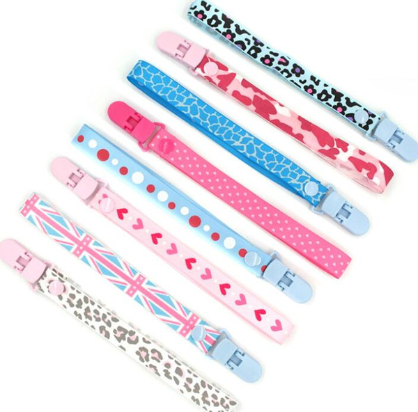 Baby Pacifier Clips Teether Toy Belt Clip Pacifier Chain Clip Holder Lanyard Nursing Soother Nipple Lanyard Strap Ins Holder KKA6684