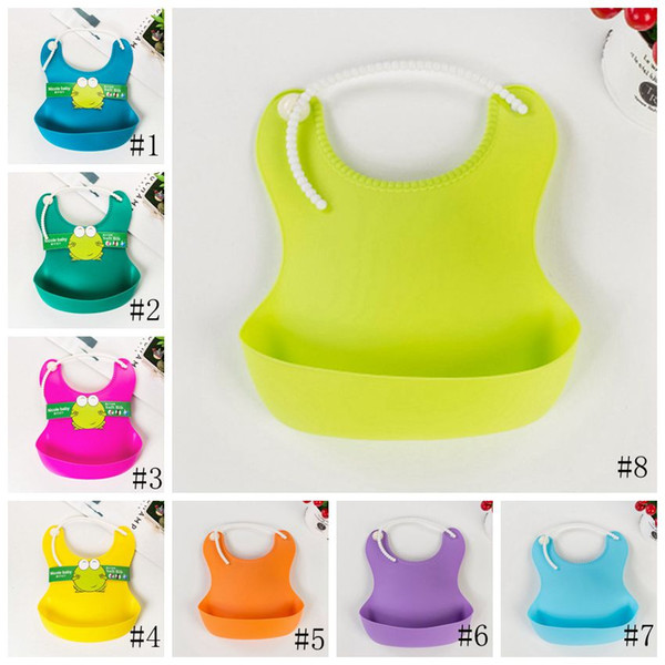 New Pattern Durable Articles For Babies Baby Bib Plastic Bib Waterproof Bibs Anti Dirt Bibs EEA1321