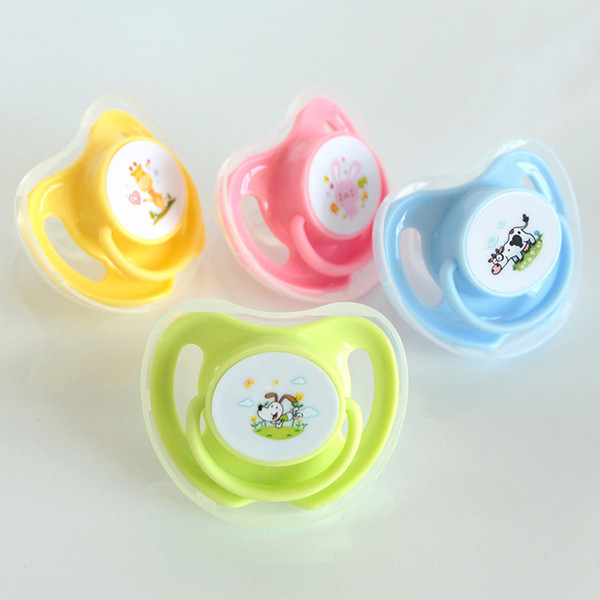 Newborn baby cartoon Pacifiers infant Food Grade Silicion Nipples Feeding Safe Girl Boy Gift C132