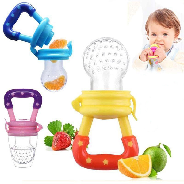 Infant Food Kids Nipple Feeding Safe Feeder Baby Pacifier Bottles Nipple Teat Fresh Fruit Nibbler Baby Bite Molars Pacifier