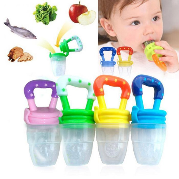 10pcs Infant Newborn Baby Pacifier Fresh Food Milk Nipples Safe Baby juice Feeding Supplies Nipple Teat Pacifier Bottles