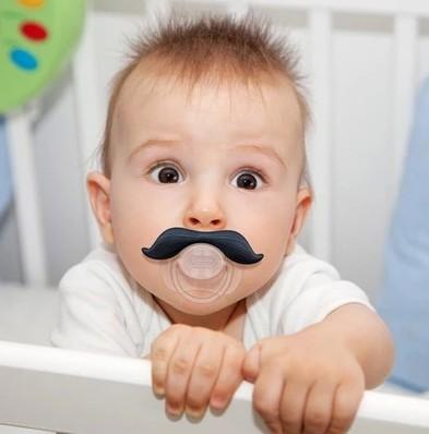 500PCS Up Baby Pacifier Funny Pacifier Cute Teeth Mustache Baby Boy Girl Infant Pacifier Orthodontic Dummy Beard Nipples Pacifiers K5690