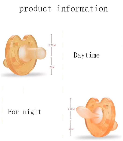 2020 Pacifier Newborn Kids Baby Boys Girl Dummy Nipples -grade Silicone Pacifier Orthodontic Soother 0-36Months