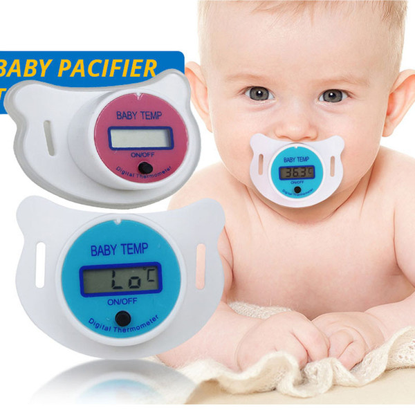 Baby Nipple Thermometer Medical Silicone Pacifier LCD Digital Children's Thermometer Health Safety Care Thermometer For Children C2