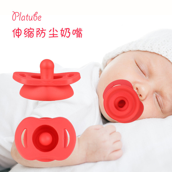 Baby baby pacifier coax children sleep silicone nipple scalable calm