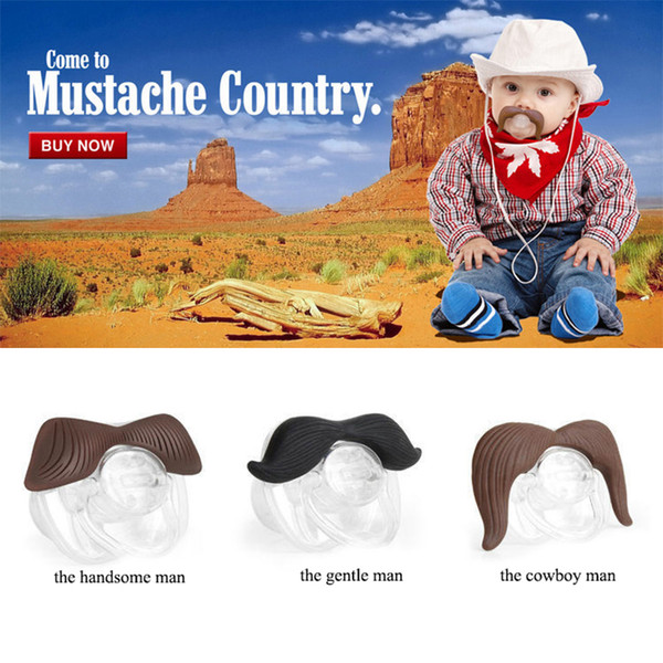 Baby Pacifier Clip Silicone Nipples Funny Moustache Pacifiers Feeding Dummy Soother Orthodontic Baby Nipple Baby Pacifier Care