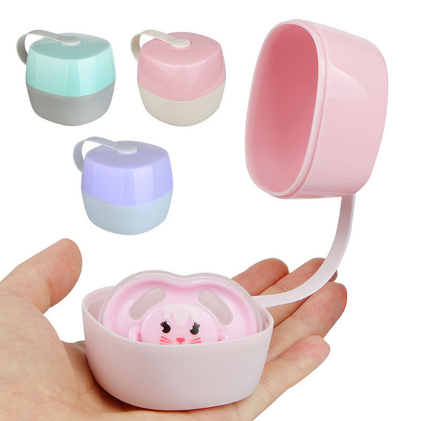 Baby Pacifier Nipple Cradle Case Pacifier Box Holder for Infant Kids Travel Storage Box Portable