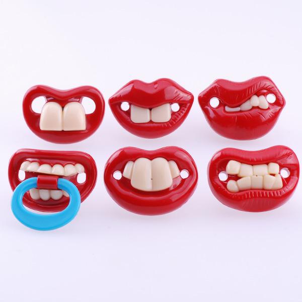 Funny Silicone Pacifiers Baby Teether OPP pack Pacifier Pacy Orthodontic Nipples Novelty gifts Baby care baby products