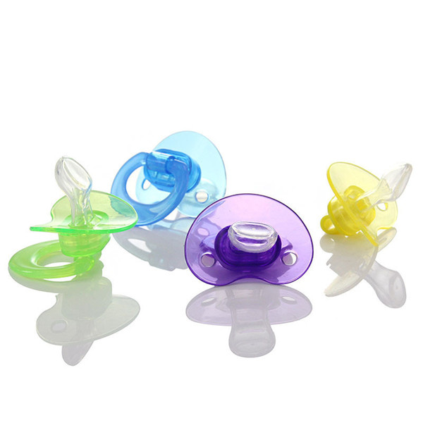 Trade Baby Product Flat Nipple Baby Appease Nipple Security Silica Gel Sleep Peacefully Play Mouth Straight