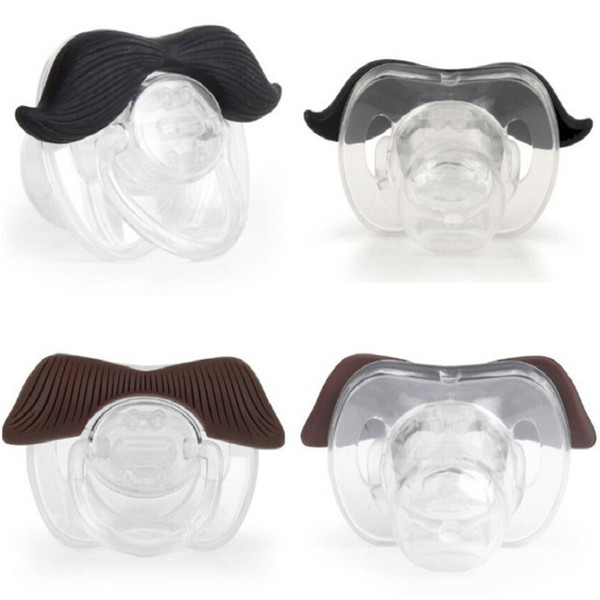 baby pacifier funny pacifier Cute Teeth Mustache Baby Boy Girl Infant Pacifier Orthodontic Dummy Beard Nipples Pacifiers safe Free shipping