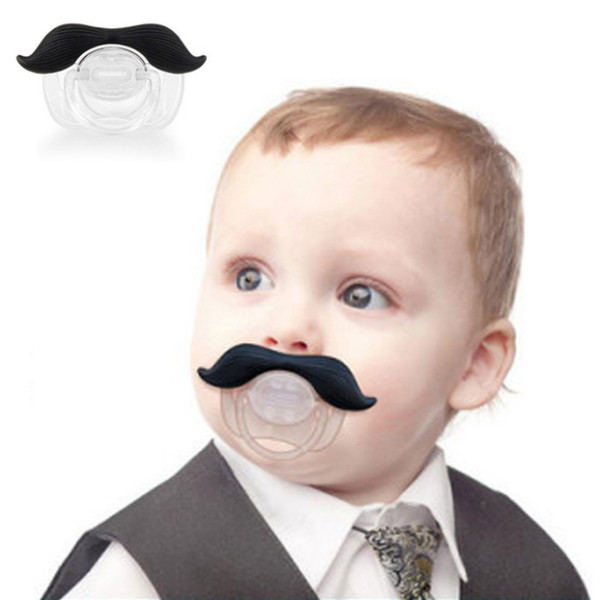 Delicate Funny Mustache Baby Infant Pacifier Orthodontic Nipples Mustache Beard Hot Selling