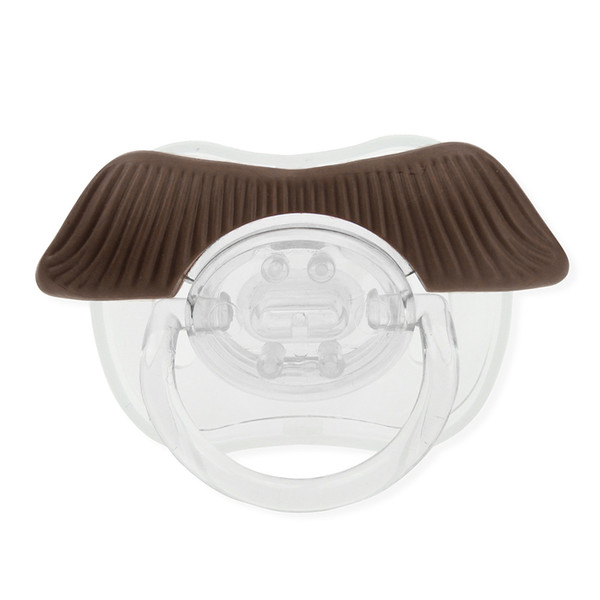 Nipple Food Grade Silicone Mustache shape funny Baby Pacifiers Toddler Pacifier Orthodontic Soothers Teat for Baby Pacifier Gift