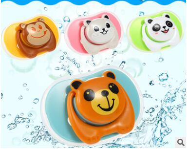 Safe Quality Baby Funny Pacifier animal bear Pacifier Infant Soother Gentleman Baby Feeding Products 2019 new cartoon Pacifiers 223