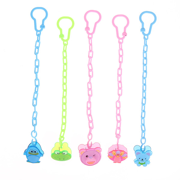 26CM Long Cartoon Character Baby Pacifier Clip Chain Cute Dummy Pacifier Soother Fake Nipple Clip Holder Chain