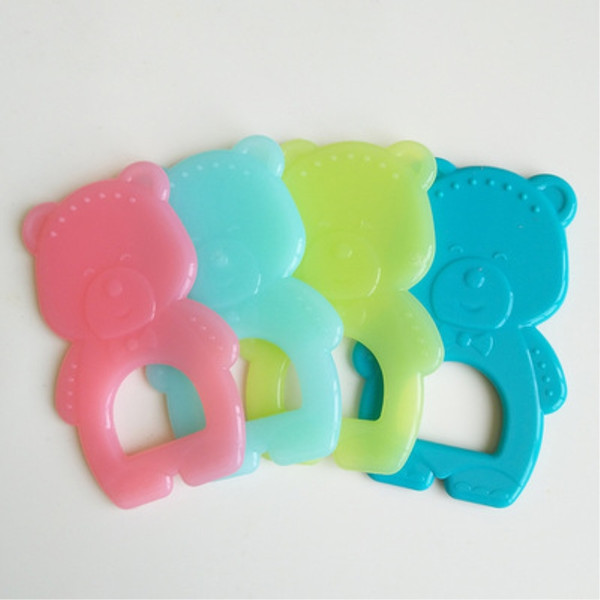 Factory price with good quality food grade silicone baby teething stick free shipping infant teething ring baby teether