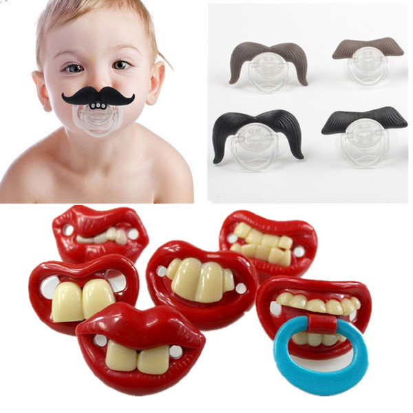 Silicone Funny Nipple Dummy Baby Soother Joke Prank Toddler Pacy Orthodontic Nipples Teether Baby Pacifier