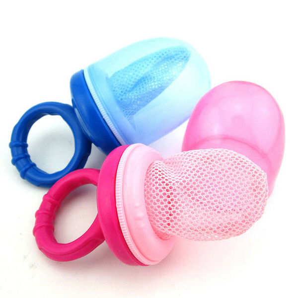 Newborn Safety Feeding Nipple Mesh Bag Baby New Pacifier Fresh Food Nibbler Feeder Infant Chew Fruits Vegetables LJJS139