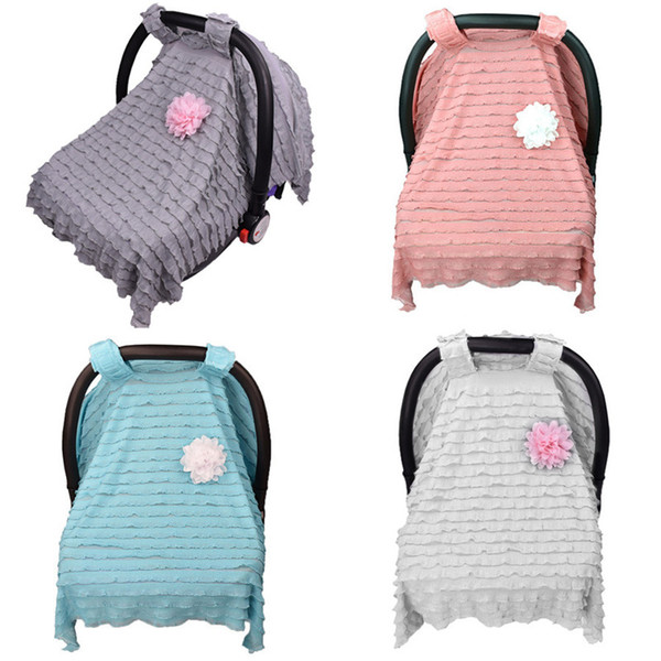 Nursing Cover Scarf for Mum Shopping Cart Mom Breastfeeding Baby Car Seat Canopy Cover Scarf Infant Car Seat Cover for Stroller