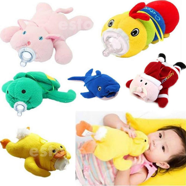 New Fashion Baby Feeding Bottle Insulation Bag Animal Plush Toy Thermal Bags For Babies Bottles Thermos Holder