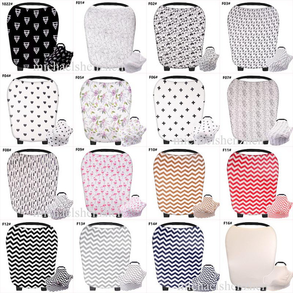 32 Style INS Stretchy Cotton Baby Nursing Cover breastfeeding Stripe Safety seat car cover Privacy Cover Scarf Blanket Breast Feeding B001