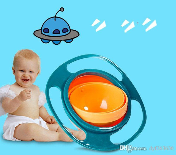 Universal Gyro Children Bowl 360 Degree Rotating Balance Gyro Bowl