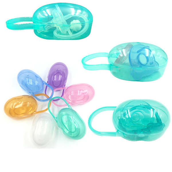 Portable Baby Pacifier Case Box Dustproof Kids Pacifier Nipple Cradle Case Holder Travel Storage Nipple Fopspeen
