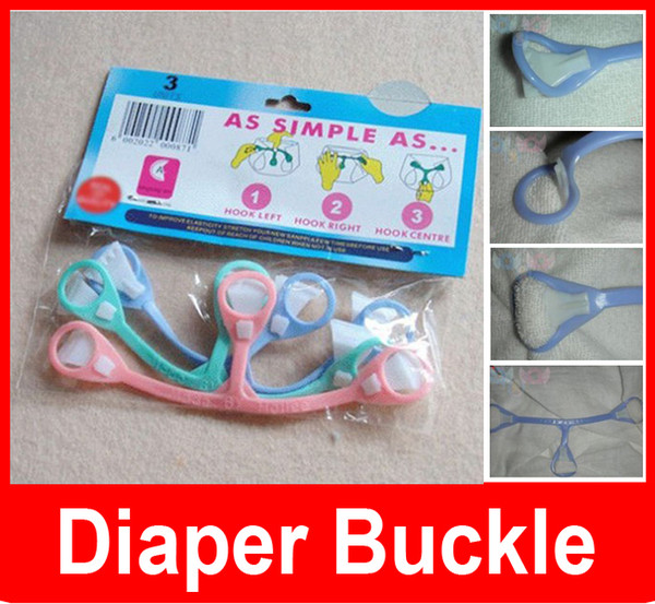 2016 3Pcs Child Baby Diaper Buckle Cloth Nappy Belt Fastener Diaper Fixing Essential lovely baby Small pull clasp