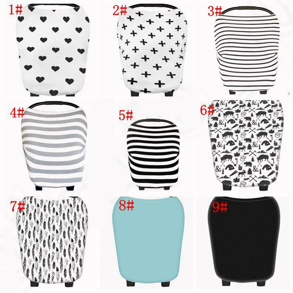 Baby ins Stroller Pram Car Seat Cover Breathable Shade Canopy Blanket Travel Bag Buggy Cover Breastfeed Nursing Covers 10pcs