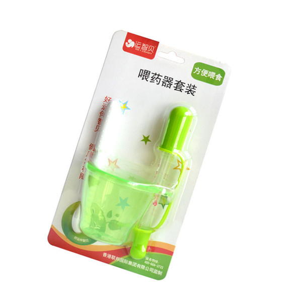 3 pcs Creative Maternal and Child Products Feeder package Dropper feeding device Baby feeder suits Baby medicine feeder PP silicone transpar