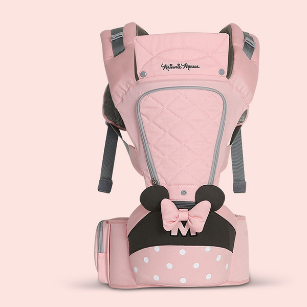 0-36 Months Bow Breathable Front Facing Baby Carrier Hipseat 20kg Infant Comfortable Sling Backpack Pouch Wrap Carriers