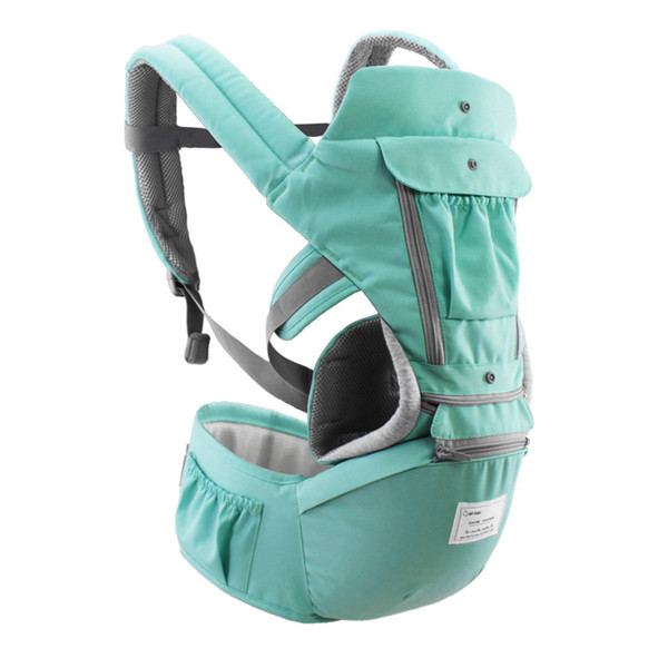 AIEBAO Ergonomic Baby Carrier Infant Kid Baby Hipseat Sling Front Facing Kangaroo Wrap Carrier for Travel 0-18 Months