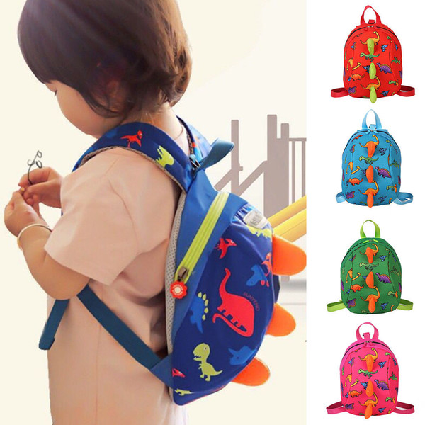 kids backpacks Cartoon Baby Dinosaur Safety Harness Strap Bag Backpack Reins Kid Toddler Walking Strap Bag