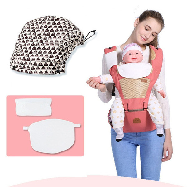 hooded wrap baby carrier backpack adjustable infant ergonomic carrier with sucks pad comfort kangaroo baby heaps sling