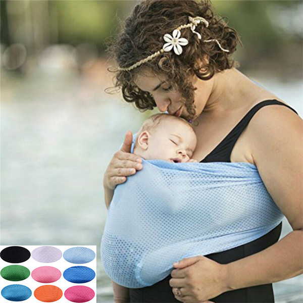 9 Colors Newborn Water Sling Kids Breastfeeding Sling Hipseat Parenting Baby Stretchy Wrap Carrier Backpacks Infant Strollers Gallus