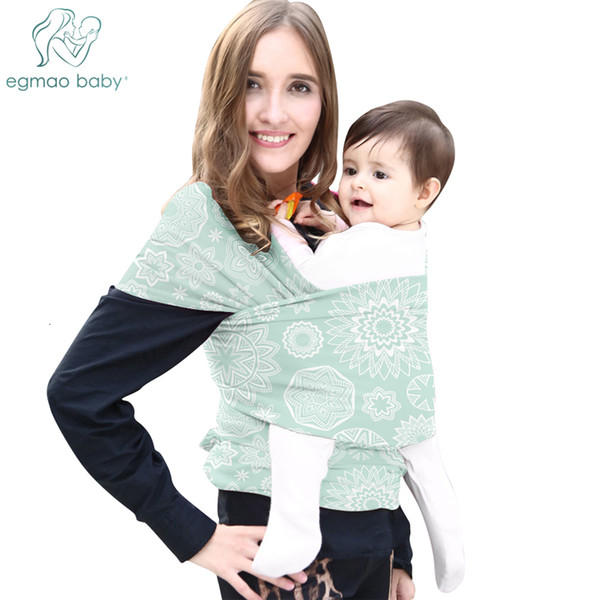 Printed Sling for Newborn & Infant Soft Breathable Wrap Hands Free Carrier Baby Shower GiftsMX190910