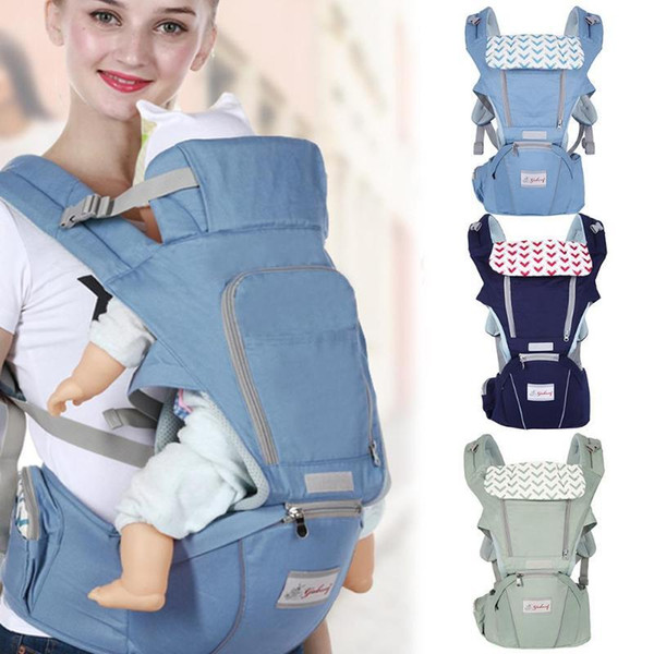 3 in 1 Multifunctional Waist Stool Breathable Baby Carrier Backpacks Prevent O-Type Legs Toddlers Ergonomic Lap Strap Hip-seat