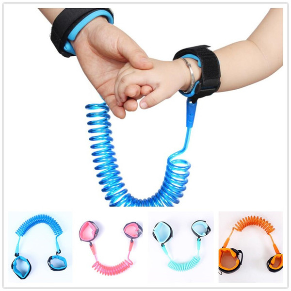 1.5M Children Anti Lost strap Kids Safety Wristband Wrist Link Toddler Harness Leash Bracelet Parent baby Wrist Leash Walking Bands A122501