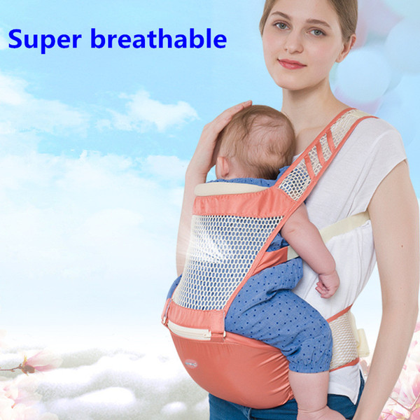 Multi-function breathable baby strap lap summer summer breathable newborn baby bag shoulder holding stool, detachable strap