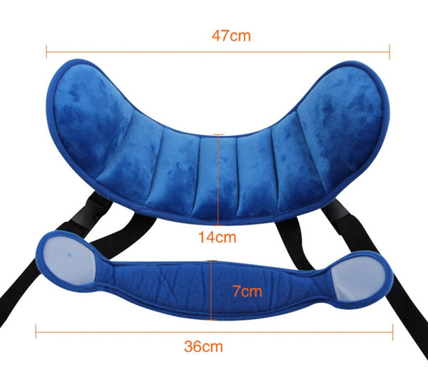 Baby Safety Straps Infant Head Fixation Protector Kids Sleeping Positioner Kids Pillows Baby Stroller Accessories 3 Colors DSL-YW3089