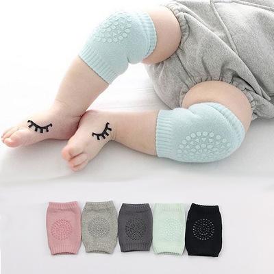 Wholesale Cotton Baby Knee Pads Kids Anti Slip Crawl Necessary Knee Protector Baby Leg Warmers Protective Pad Safety Crawling Elbow Cushion