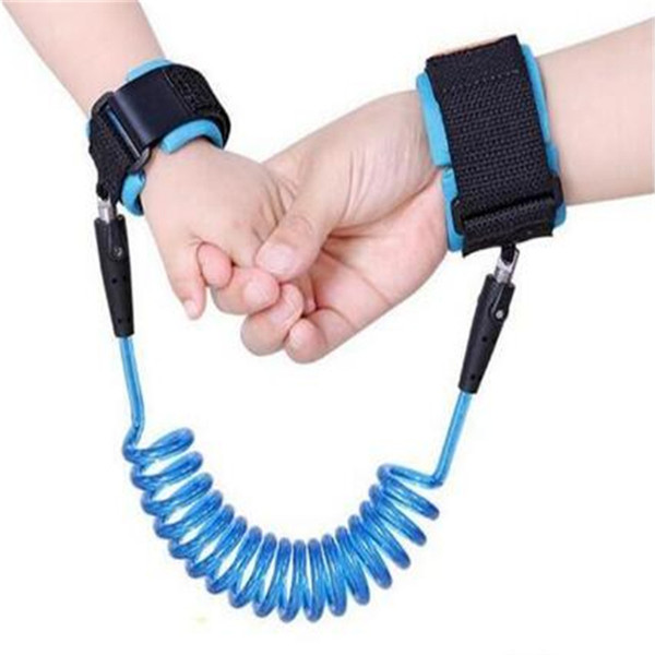 Free shipping 2.5m Toddler Baby Kids Safety Anti Lost Rope Harness Child Leash Anti Lost Wrist Link Traction Rope Bracelet