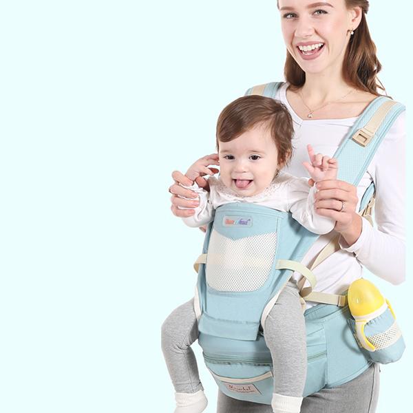 3-In-1 Multifunction Waist Stool Strap Comfortable Baby Belt Safe Sitting Carrier Cotton Material Baby Carrier For 0 - 36 Months