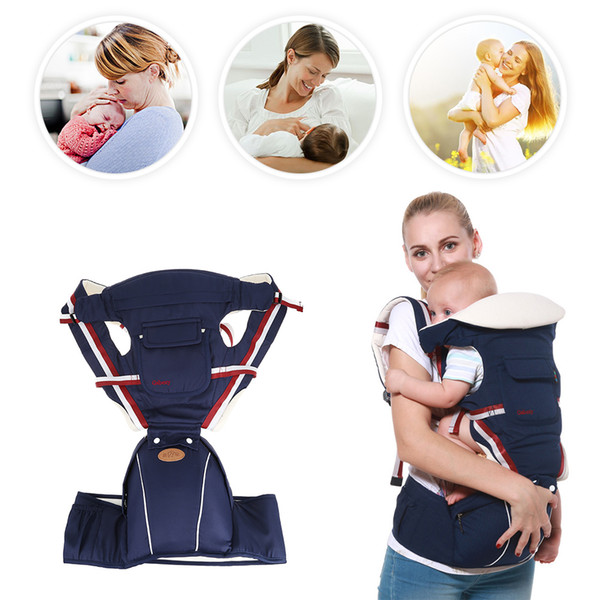 Beth Bear 0-30 Months Breathable Front Facing Baby Carrier 4 in 1 Infant Sling Backpack Pouch Wrap Baby Kangaroo Carrier