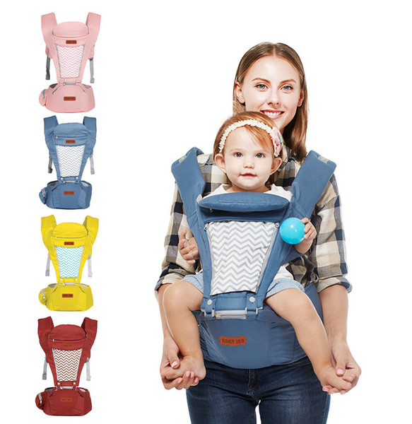 Baby carrier with hip seat hood for 0-36 months infant toddler breathable waist stool strap backpack carriers front and back