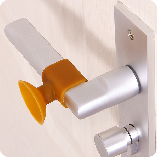 Anti-shock Pad Door Handle Knob Baby Safe Door Lock Anti Crash Pad Wall Protector Bumper Corner Protectors