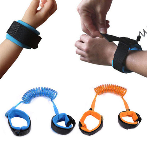 Toddler Kid Baby Safety Anti-lost Strap Link Harness Child Wrist Band Belt Reins 1.5M .2M.2.5M 3 Colors NAA016