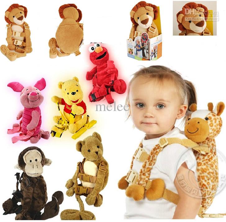 Harness buddy Kid Keeper Baby Carrier Animal Baby Walker Stroller Backpack baby Toy Goldbug backpack