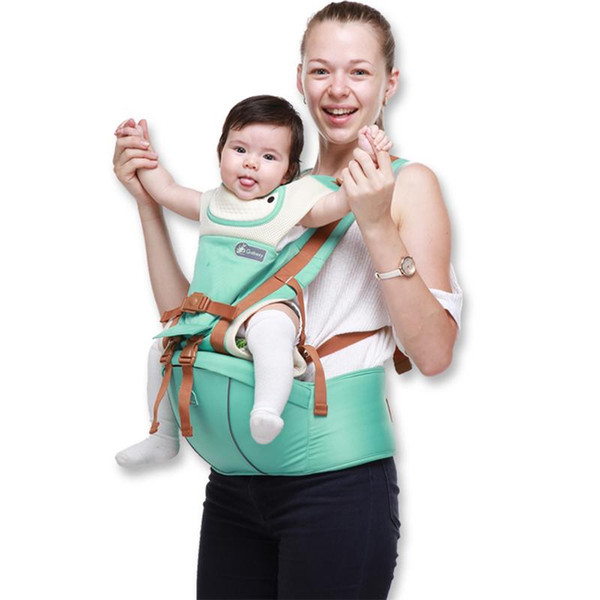 Baby Carrier Infant Ergonomic Hipseat Breathable Windproof Baby Sling Backpack Soft Sling Carriers With Sunhat